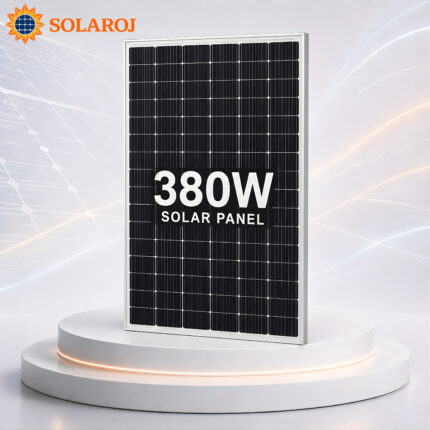 Solaroj 380W Half-Cut Monokristal Güneş Paneli (120 Hücre)