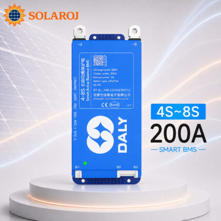 Daly 4S-8S 200A Smart BMS ve Aktif Balans Devresi (BT + RS485 + CAN)