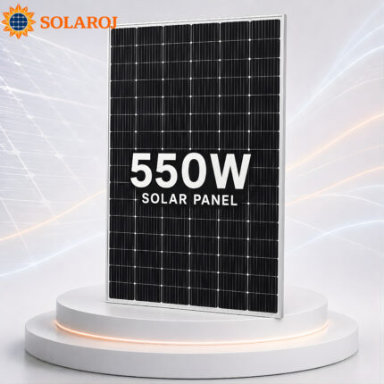 Solaroj 550W Half-Cut Monokristal Güneş Paneli (144 Hücre)